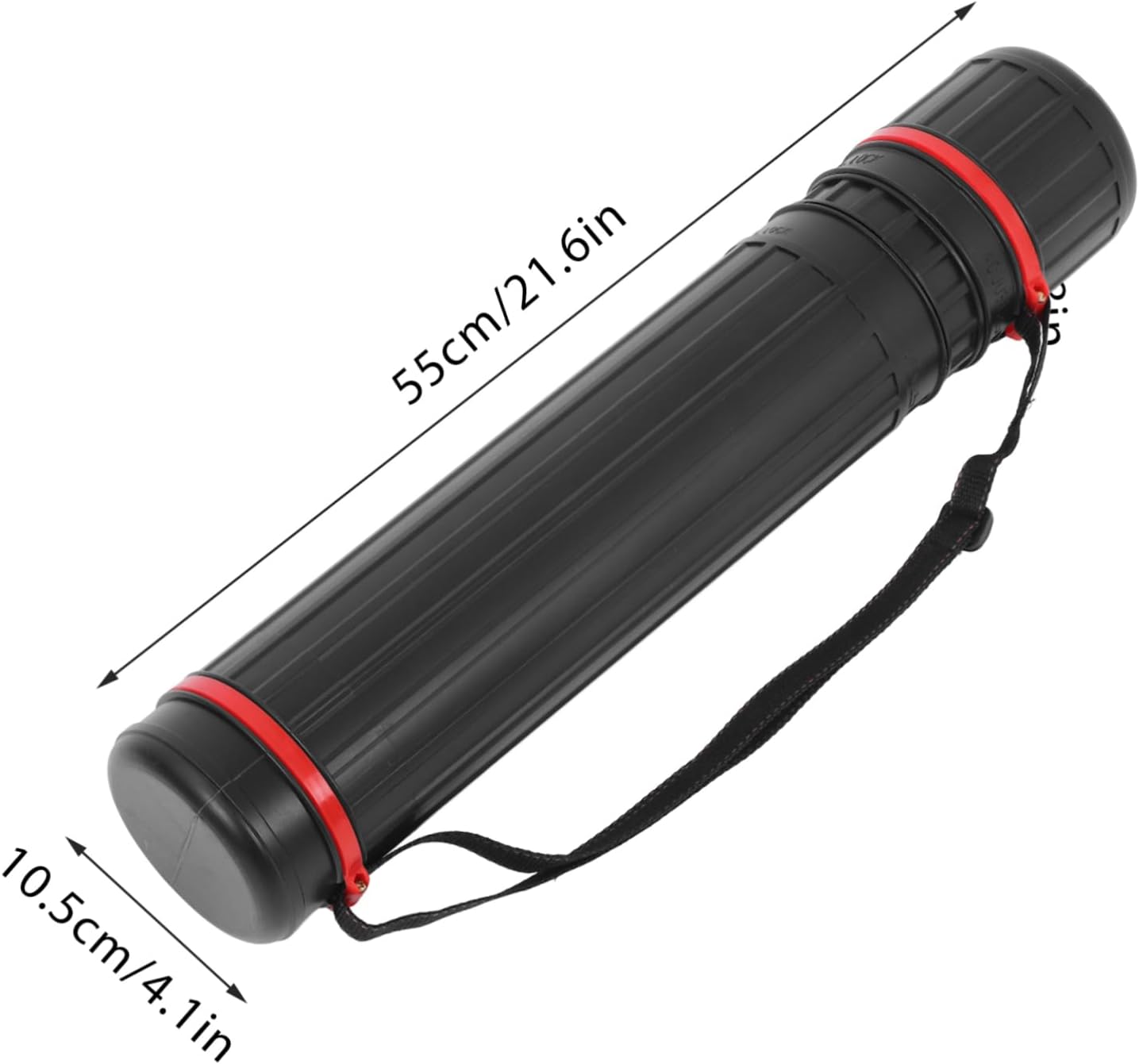 Sturdy Plastic Painting Tube Extendable Poster Storage Caps for Mailings Artwork Transport