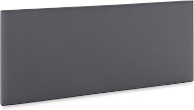 HOMN LIVING Aura headboard upholstered in dark grey fabric 160x60 cm, includes hardware and screws