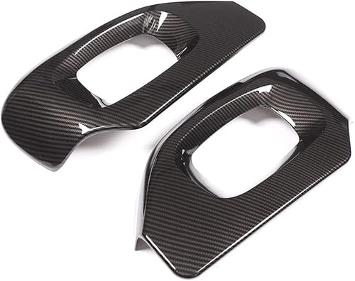 Accesorios de coche ABS fibra de carbono asiento lateral marco cubierta ajuste para Rover Range Rover Vogue Autobiography Sport 2013-2017