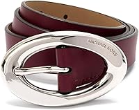 Michael Kors Women's 25mm Non-Reversible Leather Belt - Timeless Luxury Fashion Accessory