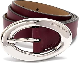 Michael Kors Women's 25mm Non-Reversible Leather Belt - Timeless Luxury Fashion Accessory