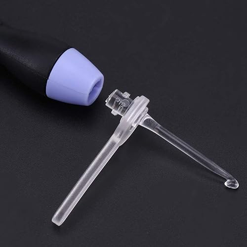 Miniatura 8 de Ganchos de ganchillo iluminados, juego de ganchos de ganchillo LED 9 en 1, 9 cabezales intercambiables iluminan agujas de tejer, accesorios para