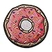 Finally Home Parche de donut rosa para planchar | Parches de los Simpsons para planchar