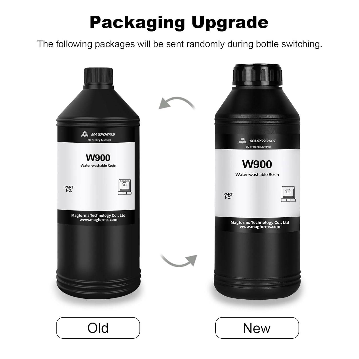 Water Washable 3D Printer Resin W900, Rapid LCD UV-Curing Resin 405nm Standard Photopolymer Resin for LCD, Fast Curing 3D Printer Resin (Dark Gray, 1000g)