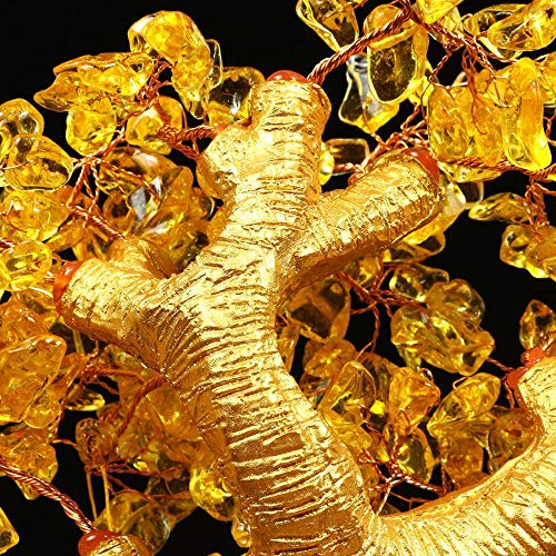 Jessie Feng Shui Money Tree Lucky Bonsai Tree With Wealth Coins Natural Crystal Artificial Trees For Tabletop Home Office Store Decor (Large: 30Cm) #TOP5