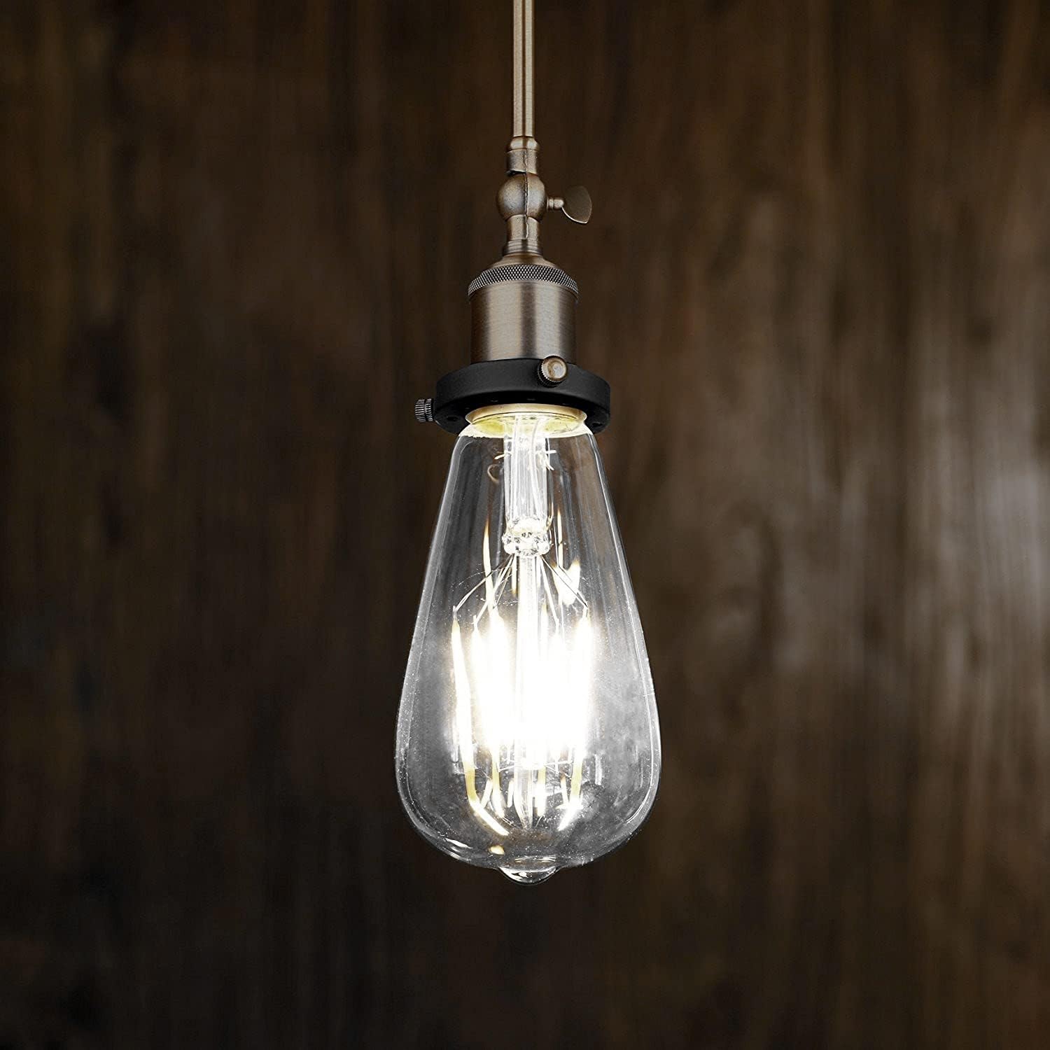 Soft White LED Vintage Filament Bulbs, Pack of 6