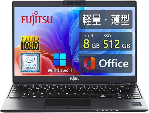 yςݕizɌyɔFUJITSU LIFEBOOK U938 13.3^FHD(1920x1080) - 8Core i5 vZbT[ - 8GB - SSD 512GB - WebJ - WiFi&Bluetooth - US