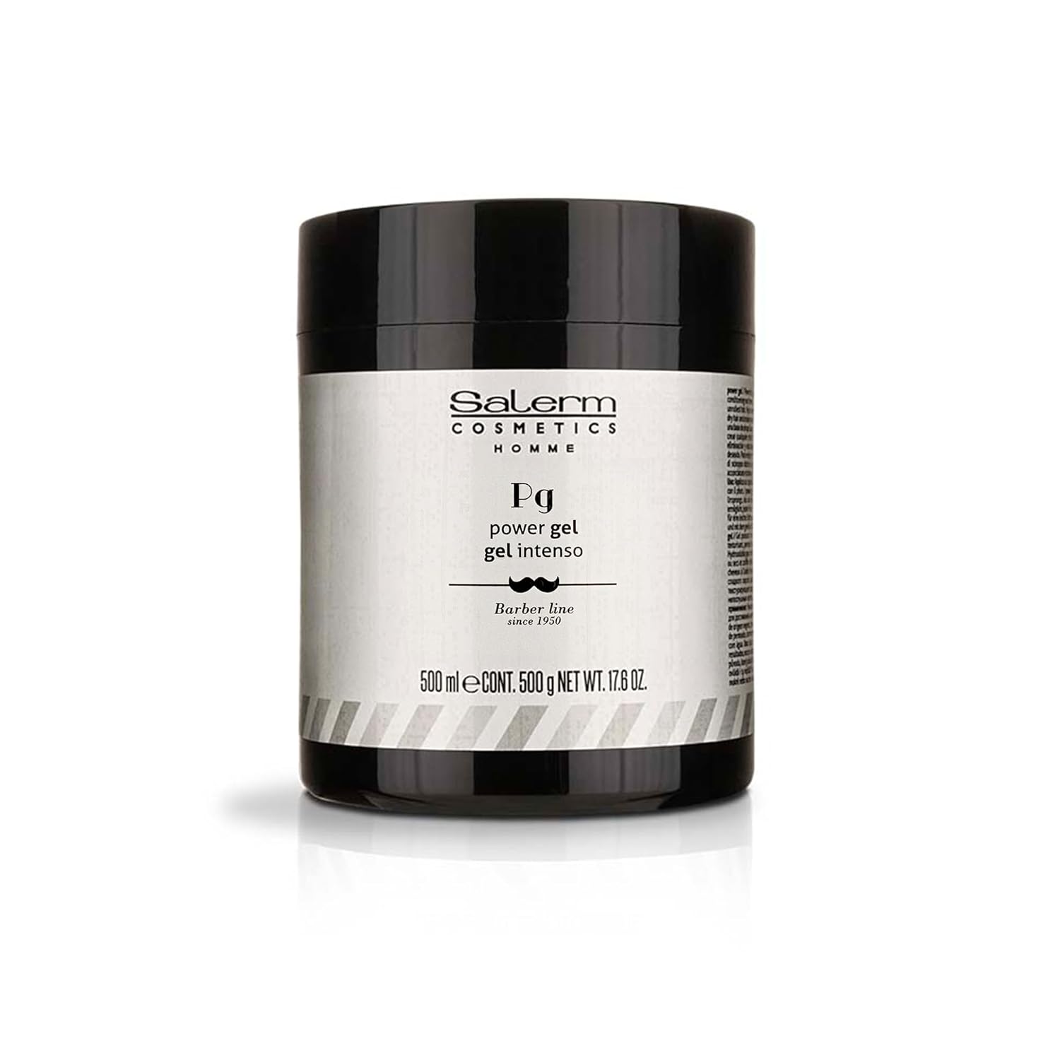 SALERM – Men’s Hair Styling Gel – Homme Barber Line – 500 ml – Intense Hold Blue Gel – Hydrating and Texturizing – Keeps Hair Styled Longer – Alcohol-Free Formula SALERM – Men’s Hair Styling Gel – Homme Barber Line – 500 ml – Intense Hold Blue Gel – Hydrating and Texturizing – Keeps Hair Styled Longer – Alcohol-Free Formula