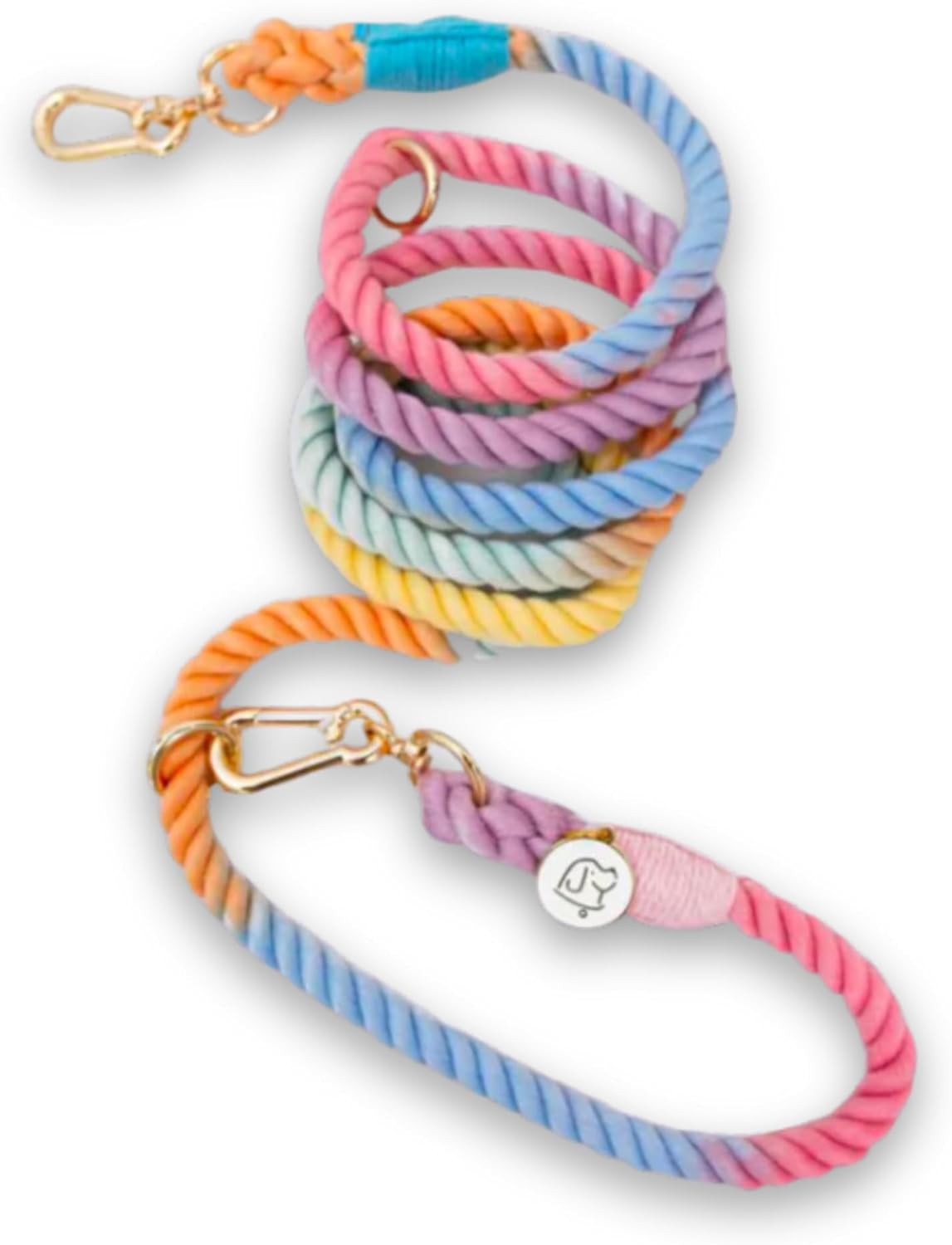 Bundle x Joy Hands Free Joy Dog Leash, 7 FT Long, Multi-Way Adjustable Versatile Crossbody Rope for Small, Medium & Large Dogs, Durable for Walking, Jogging, Running & Training