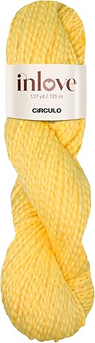 Circulo Inlove 1317 - Hilo grueso, 100% algodón brasileño, hilo para ganchillo suave, hilo para tejer y tejer, hilo de ganchillo, paquete de 1