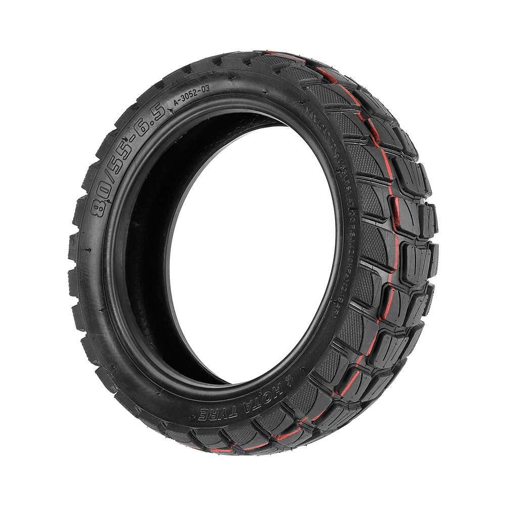 Części do skuterów 10 Cal 80/55-6.5 opona bezdętkowa Off Road gumowa opona z dyszą trwała opona do części zamiennych do skuterów elektrycznych akcesoria Długa żywotność