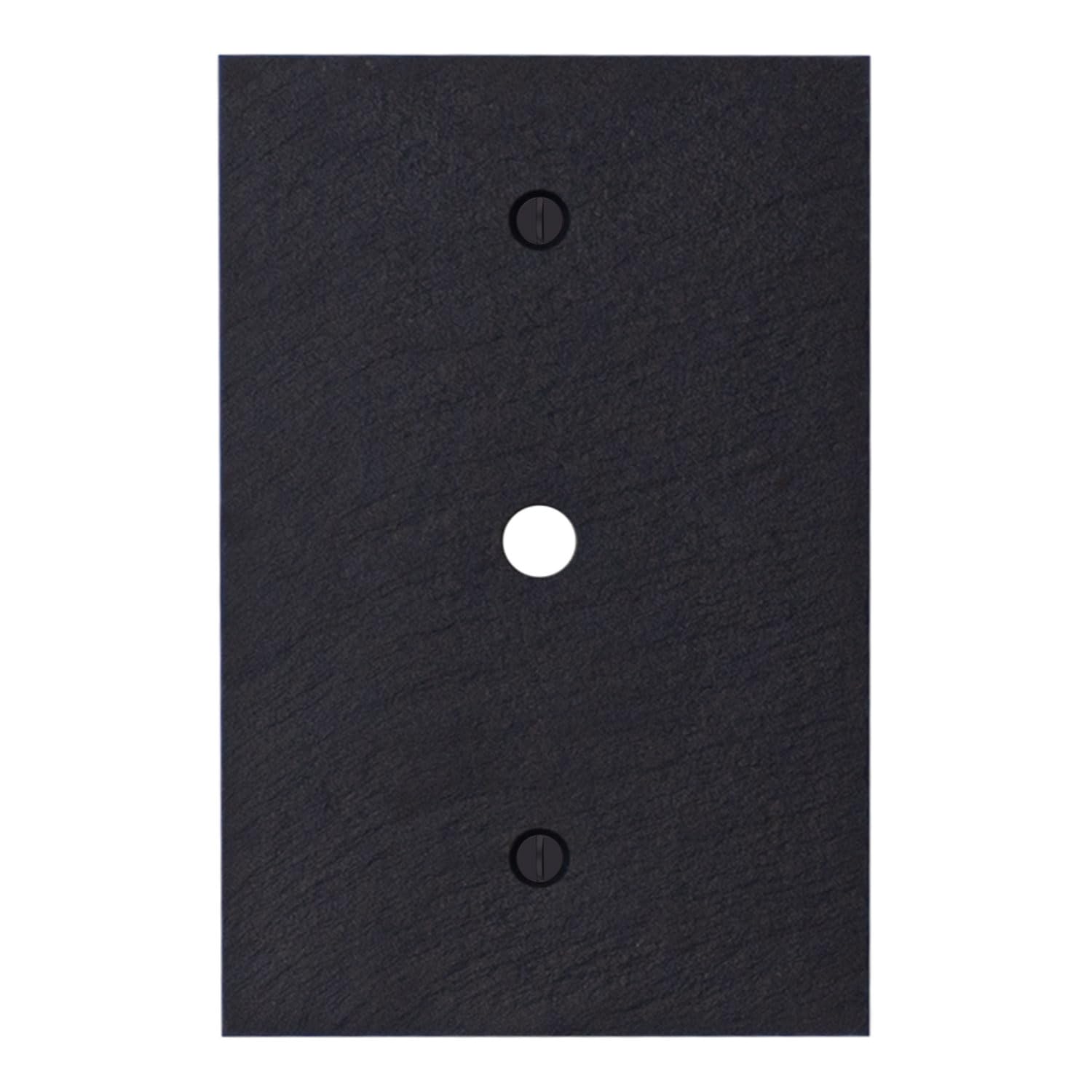 Plaque murale pour câble électrique cache-prise ardoise 1 gan 12,7cm