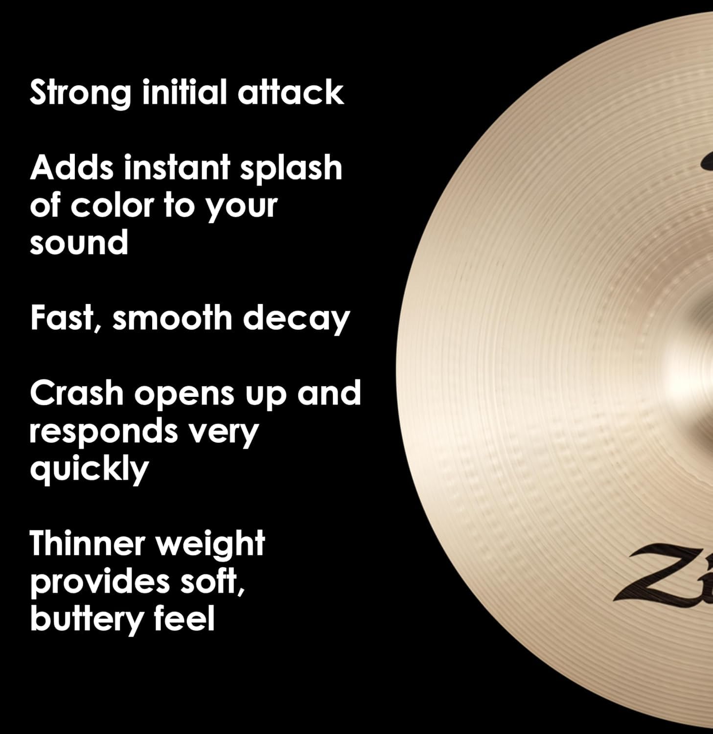 A' Zildjian Fast Crash 14" Traditional Finish