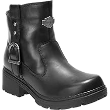 FOOTWEAR Womens Madera Casual Boots Ankle Low Heel 1-2" - Black