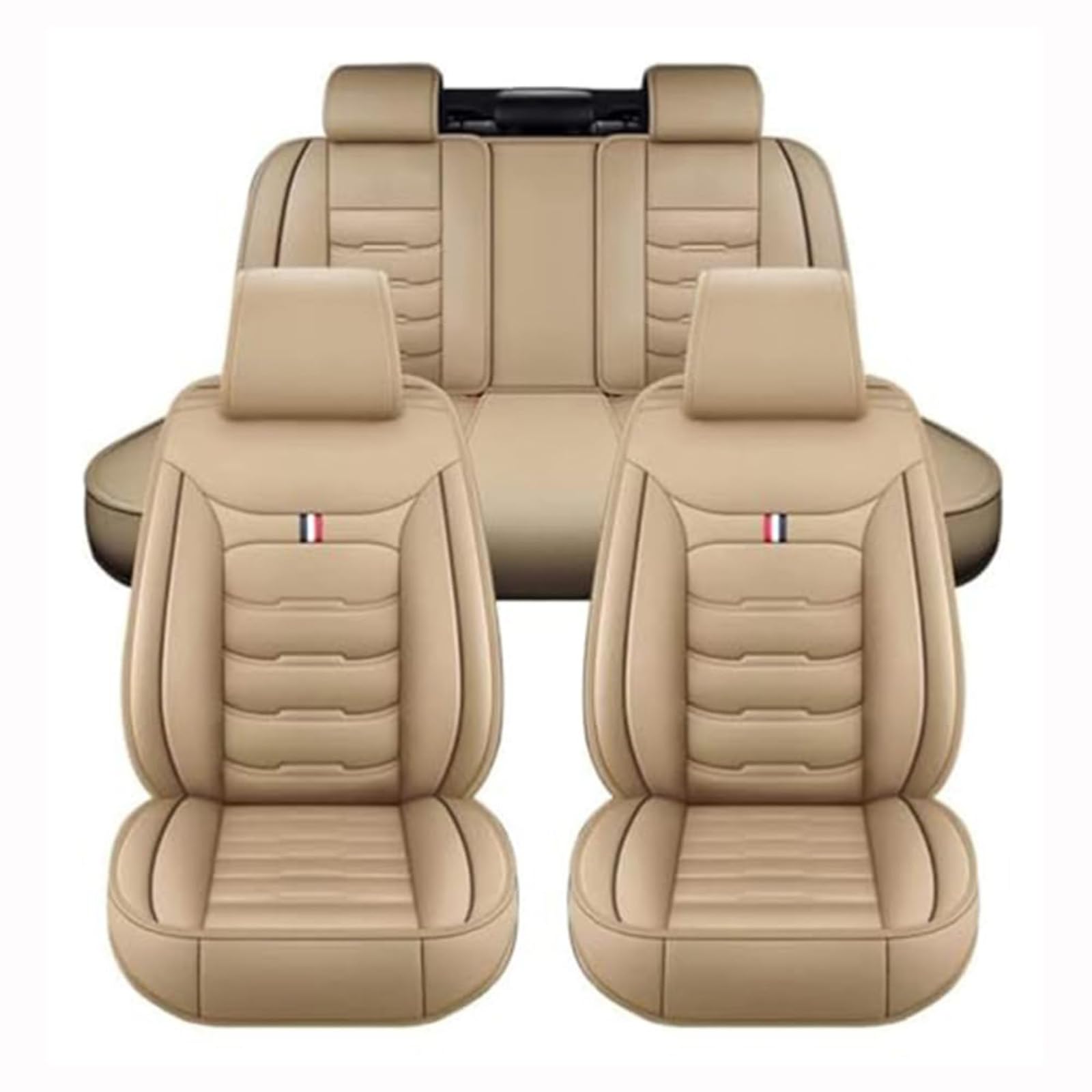 RWQZEOJO For Lexus GS450H GS200T RC200t Car Seat Covers Full Set Leather, Premium Leather Seat Covers Airbag Compatible adjustable heavy duty car seat protector,B