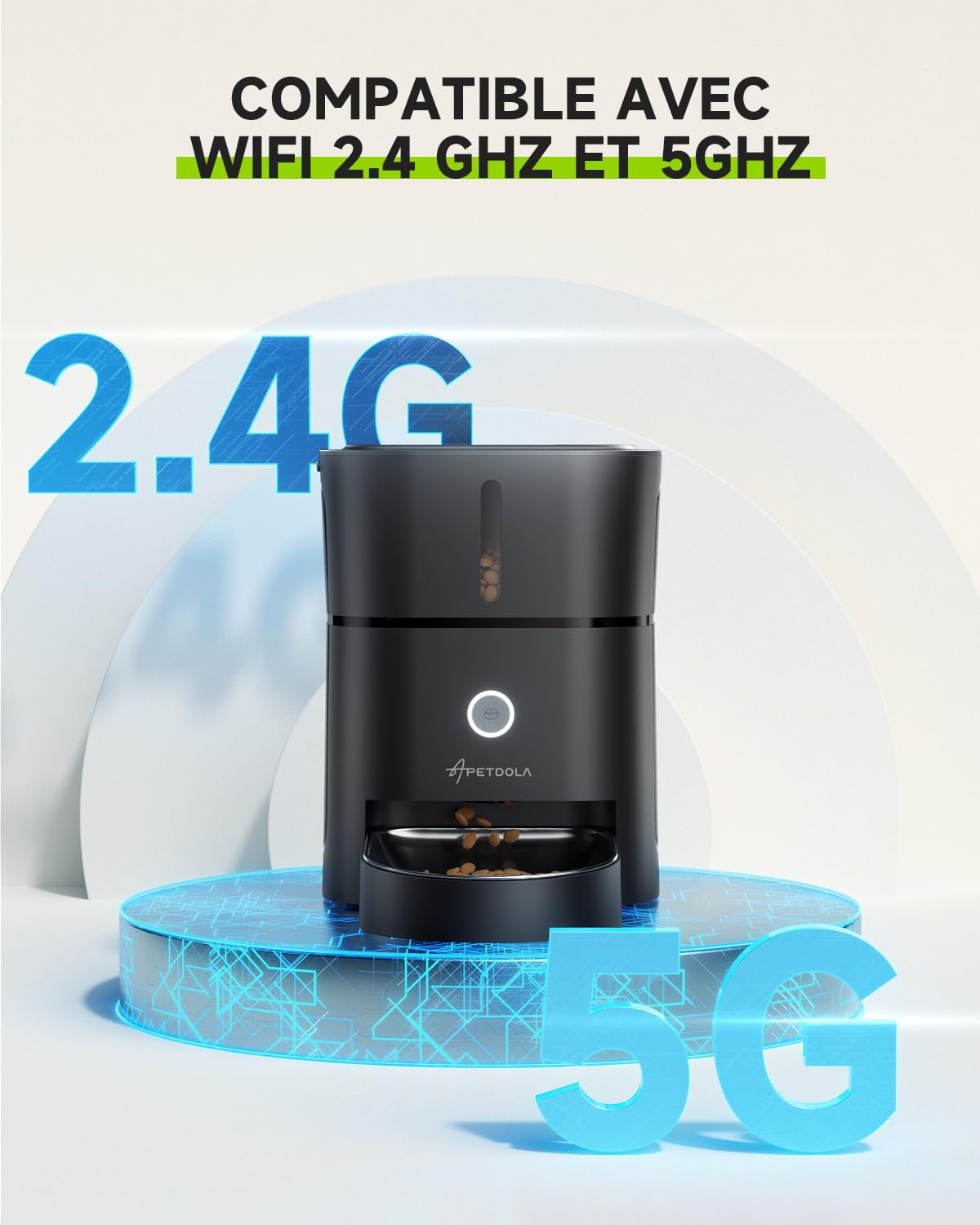 【E70】 APETDOLA ペット用 自動給餌器 FDG10 Amazon | Apetdola 自動給餌器 猫 FDG10 (EU黑) | APD APETDOLA