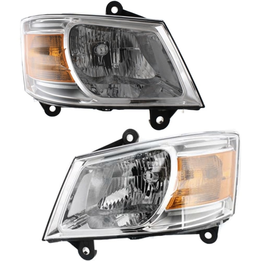 Amazon.com: Whbgxwzy 2pcs Headlight Halogen Left Right Side Clear 