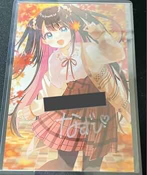 Amazon.co.jp: ぶいすぽっ 花芽なずな 直筆サイン入り ポスト