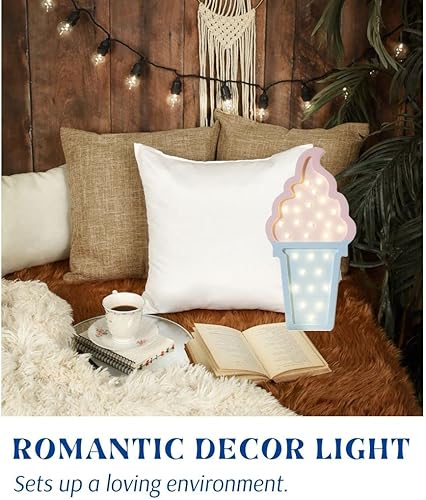 Miniatura 5 de Luz de helado, luz de ambiente romántico de San Valentín, decoración de fiesta de helado, decoración de fiesta de helado, decoración de despedida de