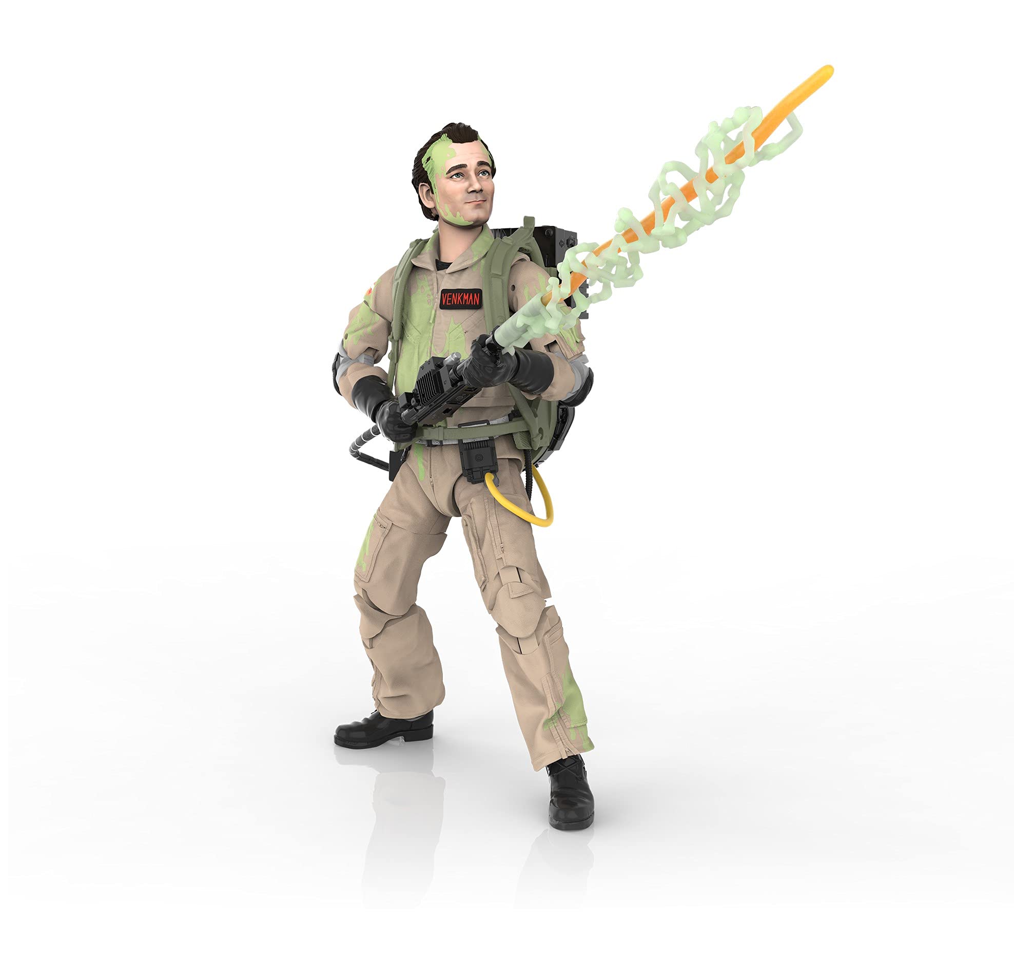 Ghostbusters Plasma Series Glow-in-the-Dark Peter Venkman Toy 15-Cm-Scale Collectible Classic 1984 Ghostbusters Figure, Kids Ages 4 and Up, Multicolor, F4848