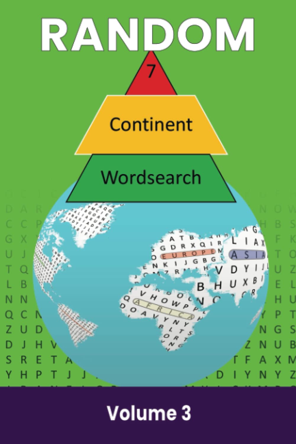 Random Word Search Puzzles 7Continent Volume 3