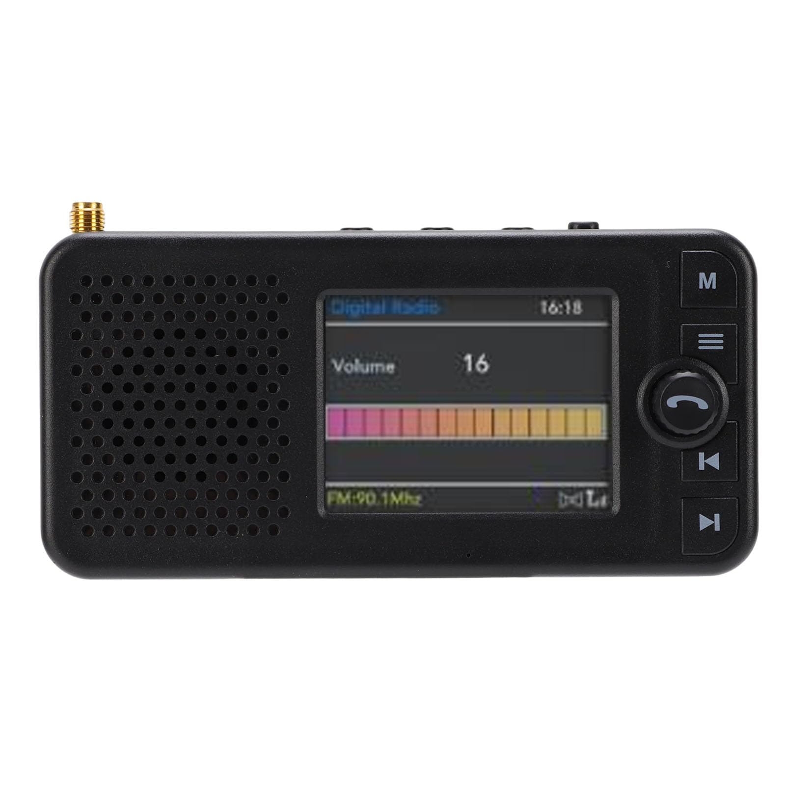 Transmisor FM de Radio Digital Dab para Automóvil con Pantalla LCD de 2,4 Pulgadas Bluetooth 5.0 para Transmisión de Audio para Automóvil y Actualizaciones Multimedia en Tie
