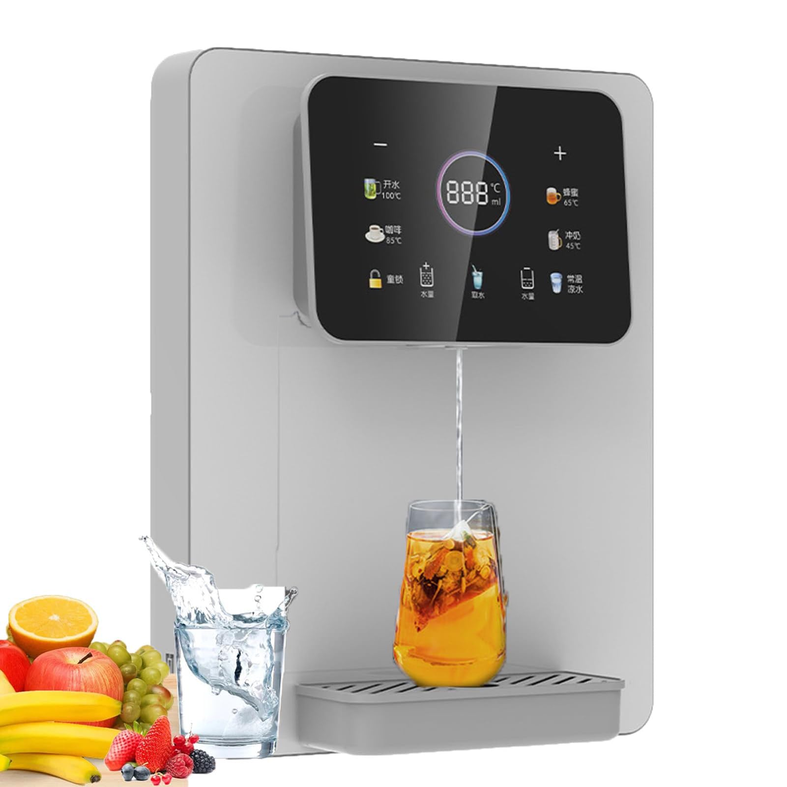 Générique Distributeur d'eau Chaude et Froide sur Secteur d'eau Et Mural Distributeur Mural alimenté Secteur de 2200 w Fontaine a Eau Autonome par Le réseau