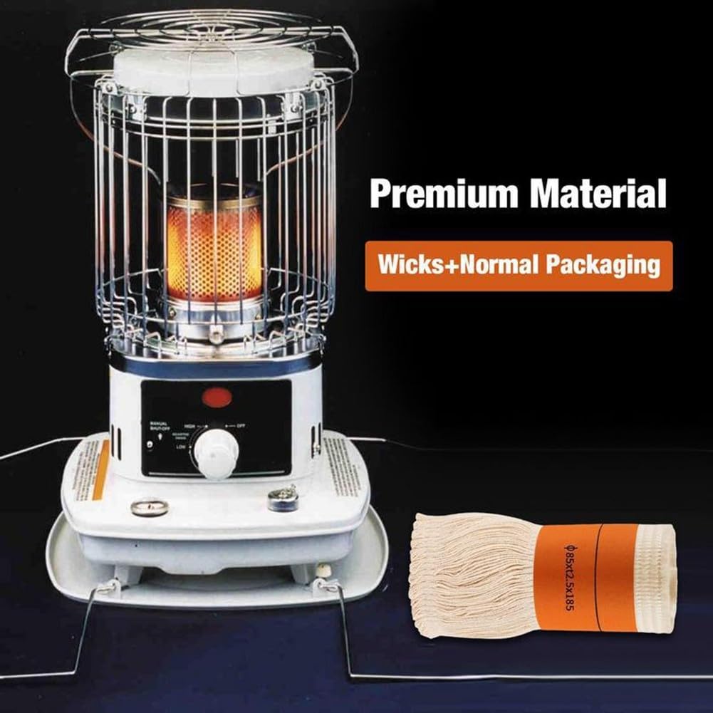 Nucleo Riscaldatore A Cherosene - Fibra Di Vetro E Cotone, 85x2.5x185mm, Senza Fumo E Inodore