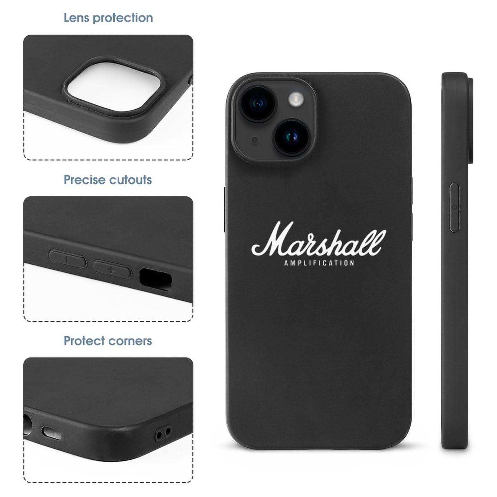 iPhone 15 ブラック 本体 128GB 化粧箱・ケース・ケーブル付き Amazon.co.jp: Marshall ヒップホップ ロック iPhone 15 ケース