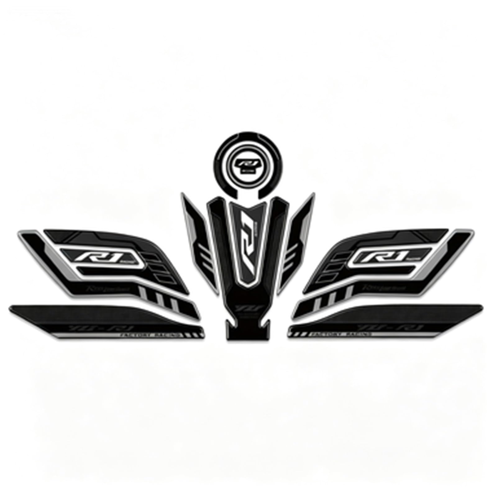 Tank Pad Sticker Motorcycle Fuel Protection Decal for Yamaha R1 R1S R1M YZF YZFR1 2015-2024 Tank Sticker(Color11)
