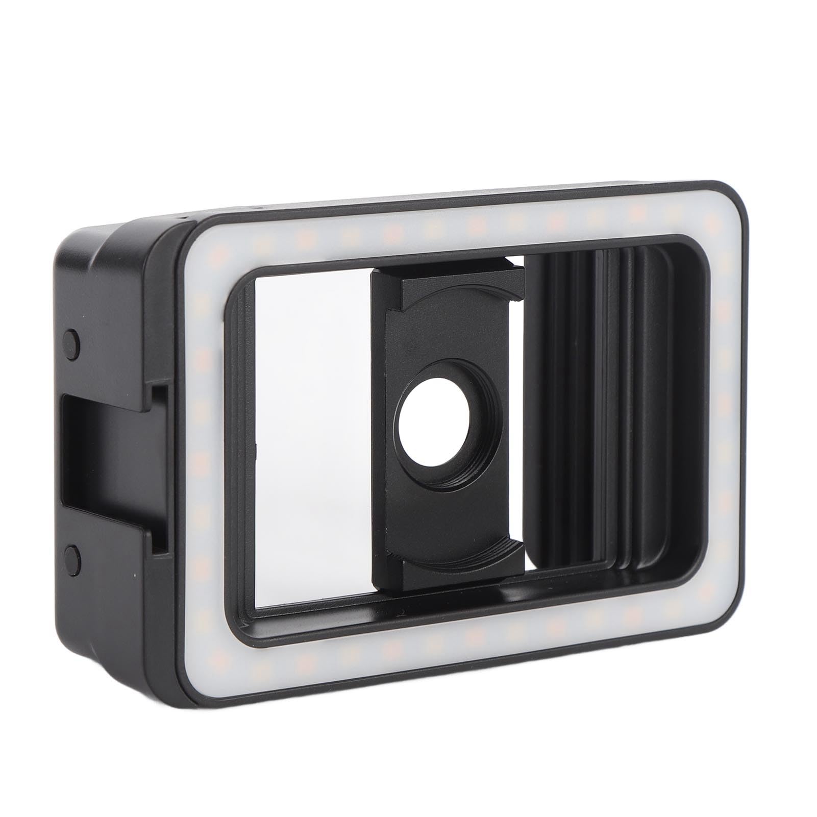 Adaptateur de L'objectif de Filetage de 17 Mm + 37 Mm avec Lumière de Remplissage LED pour Les Pièces Jointes Lens
