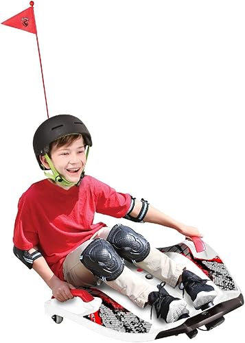 Rollplay - Juguete eléctrico Nighthawk de 12 V para niños y niñas edades de 6 años en adelante funciona con pilas hasta 6 mph color blanco Blanco