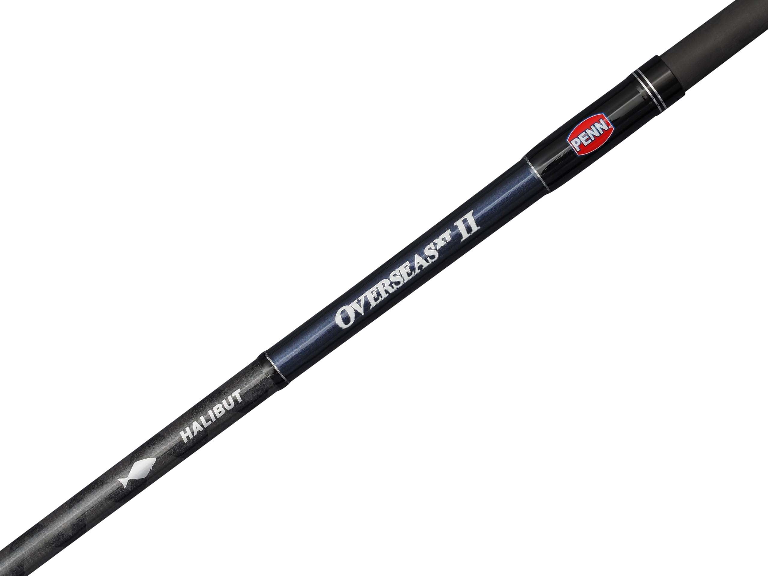 PENN Overseas XT II HalibutWędka | Wędka castingowa do połowów morskich na halibuty i duże ryby | Lekki blank z włókna węglowego o wysokim module sprężystości | 2,10 m | 30-50 lb