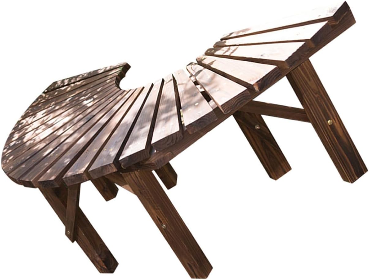 TOYANDONA Outdoor Wooden Bench with Flower Pot Storage Rack Park Leisure Seating for Garden and Patio Solid Wood Design for Outdoor Planters and Relaxation