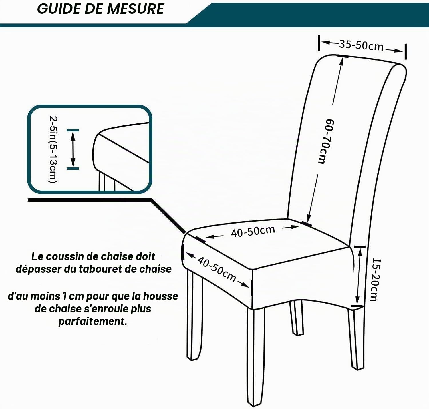 1/2/4/6 PCS Diamond Lattice Stretch Imperméable XL Housses de Chaise pour Salle à Manger, Spandex Haut Dossier Grande Chaise de Salle à Manger Housses(Taupe,6 pièce)
