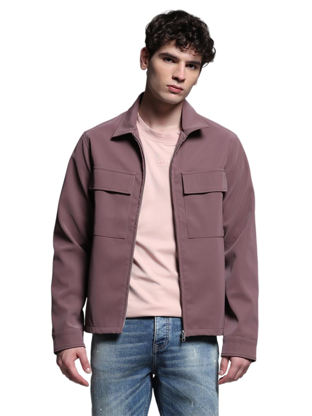 jack & jones Men's Polyester Standard Length A-Line Coat-picture-44