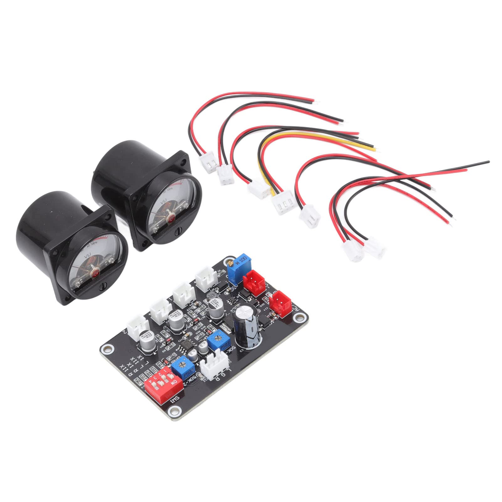 Amplificateur de puissance professionnel VU, panneau de mesure avec carte pilote, haute précision, réponse rapide pour studio d'enregistrement, audio domestique, ABS 12 V, 18 V, 2