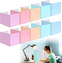 BORDEAG Lot de 10 séparateurs de bureau portables - Panneau de protection en forme de U - Pliable - Multifonctions