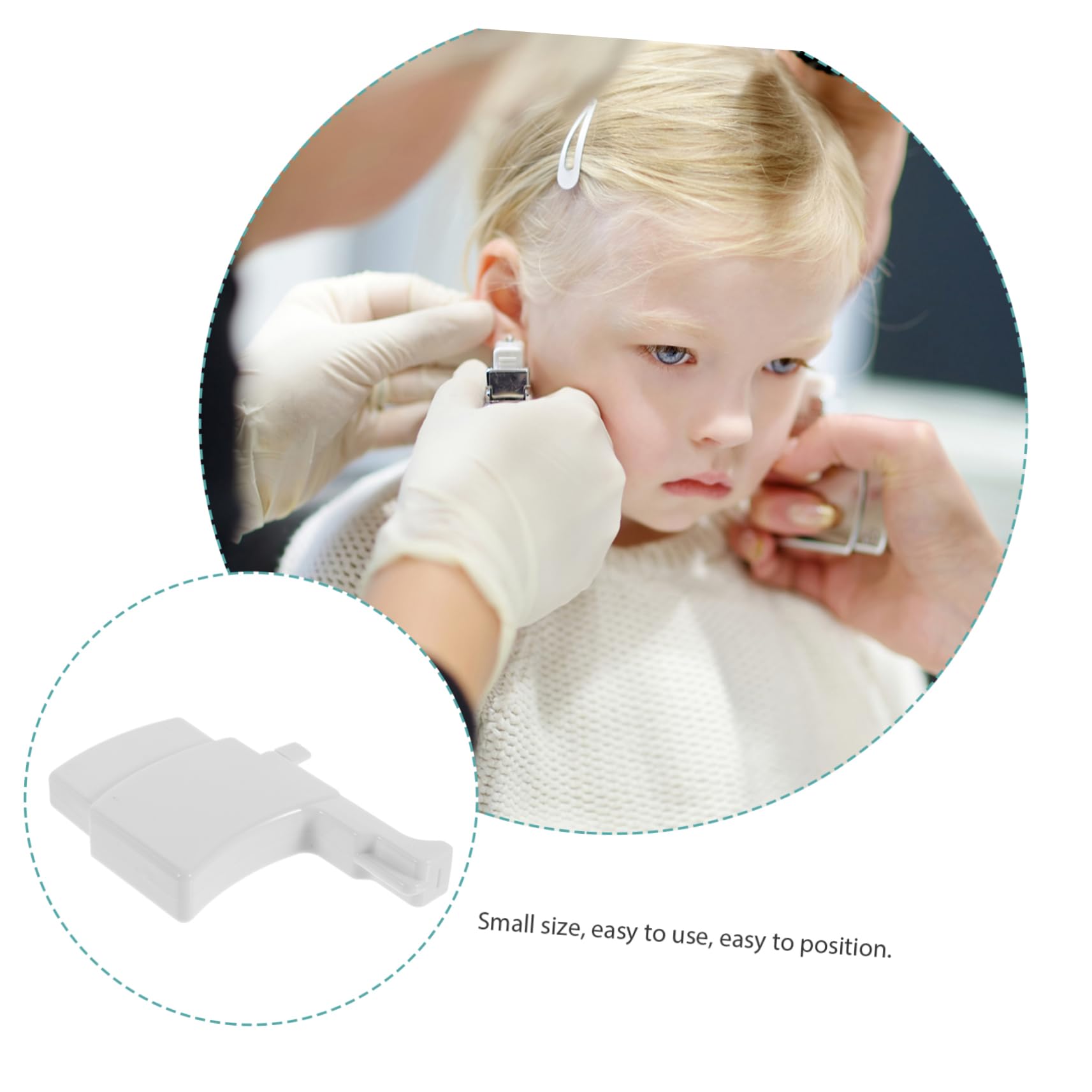 Didiseaon Piercing Tool Kit Ear Puncture Device Ear Piercing Apparatus Small Size Easy to Use