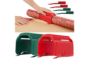 2Pcs Wrapping Paper Roll Cutter Tool Paper Cutter, the Little Elf Wrapping...