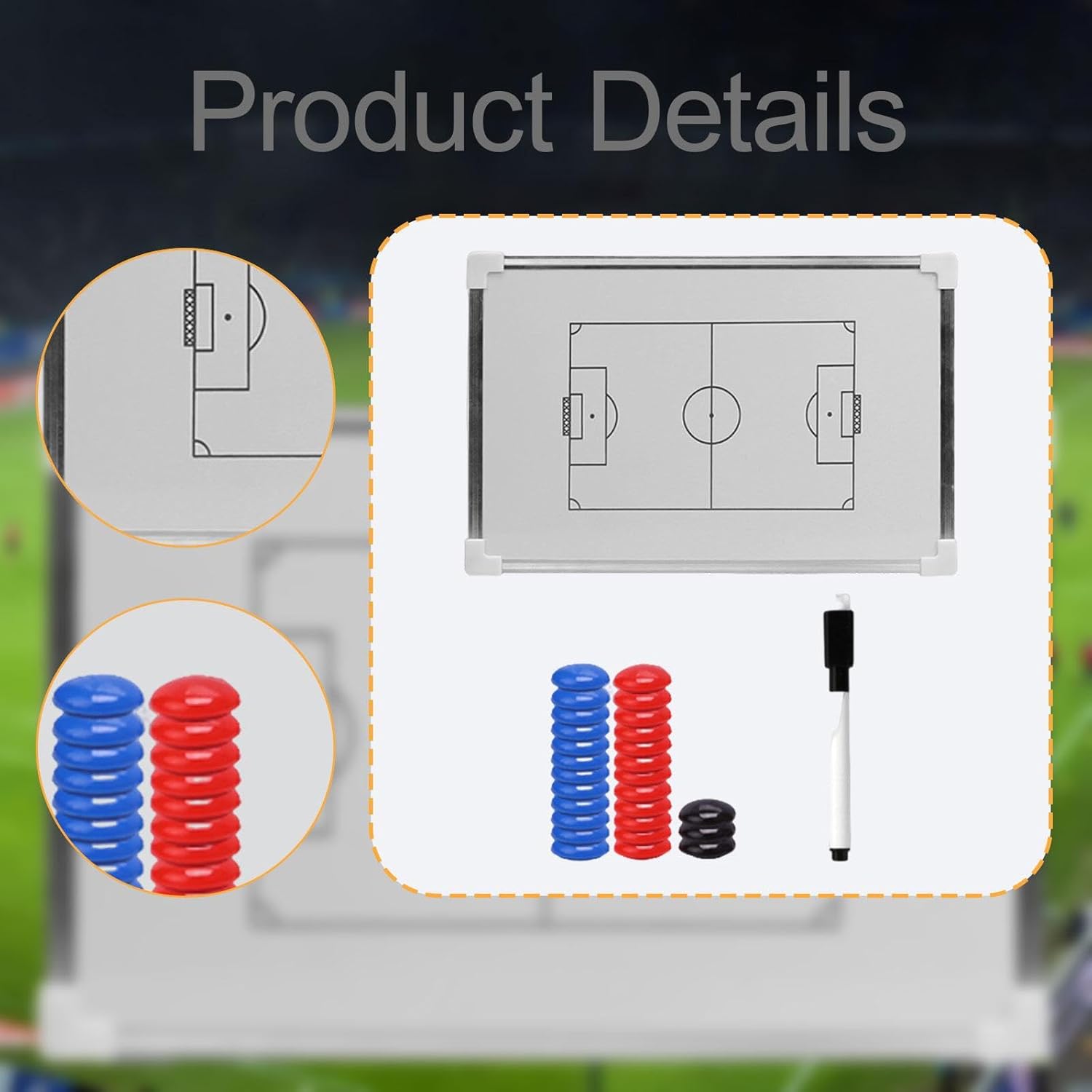 Coaches Clipboard Portable Double Sided Basketball Clipboard