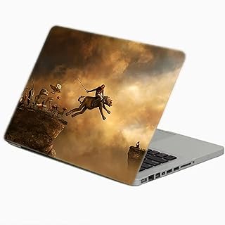 TAT Stains Liquid Texture Printed Laptop Sticker Multicolour-15.6 inch-3161