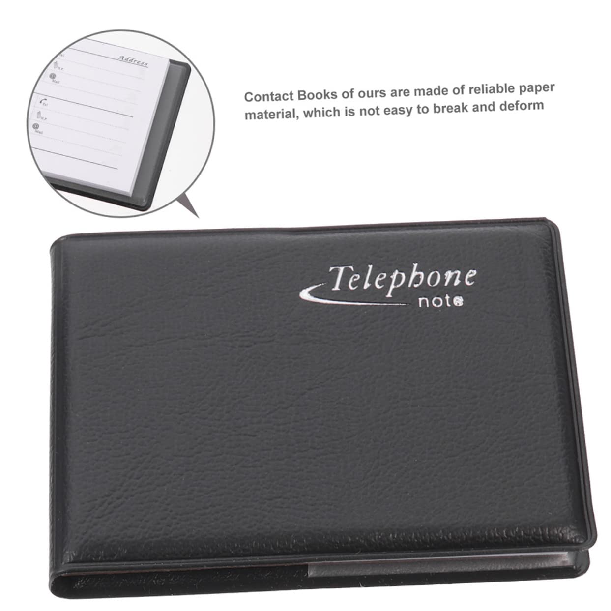 EXCEART Lot de 12 Mini carnet d'adresses - Petit répertoire téléphonique pour Portefeuille