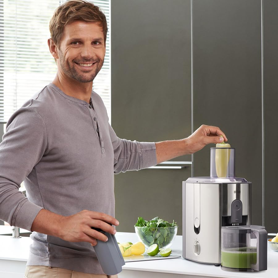 Braun J700 Multiquick 7 Steel & Grey Juicer