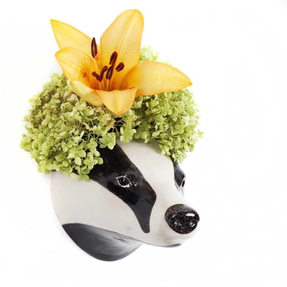 Quail Ceramics - Badger Wall Vase