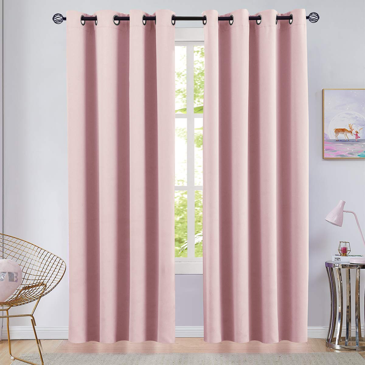 Chalk Pink Curtains Curtains & Drapes 2023