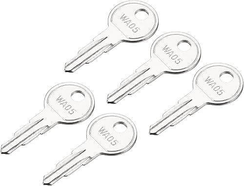 uxcell Llave de equipo pesado, llaves de encendido de maquinaria de construcción para excavadora (número de pieza WA05) 5Pcs