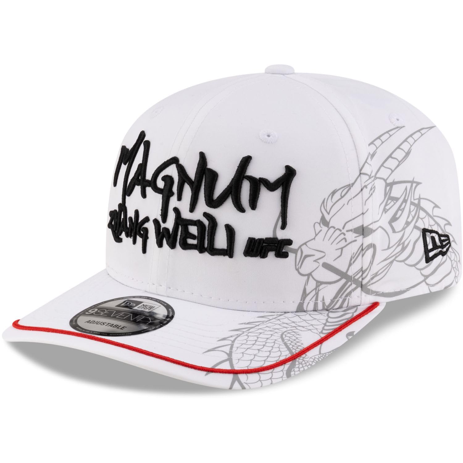 New Era Men's White 9Seventy Snapback Cap - Ufc Mma Zhang Weili