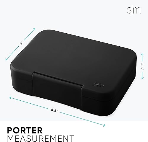 Miniatura 5 de Bento - Lonchera simple y moderna de Disney para niños contenedor de almuerzo a prueba de fugas sin BPA para niñas niños y niños pequeños con 5