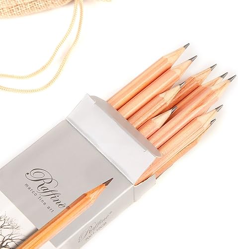 Miniatura 2 de Premium Artist Log lápiz de madera 12 PCS (5B)